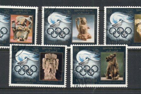 Aden-State-of-Upper-Yafa-1967-Summer-Olympics-Mexico-CTO
