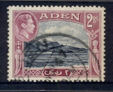 Aden-1939-48-KGVI-Pictorial-Aden-Harbour-2r-FU