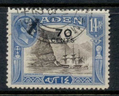 Aden-1951-KGVI-Pictorial-Opt-70c-FU