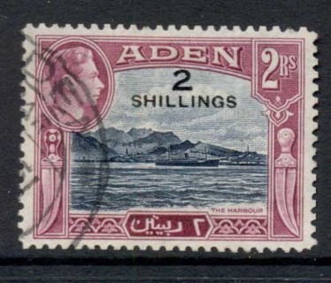 Aden-1951-KGVI-Pictorial-2sh-on-2Rs-The-Harbour