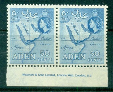 Aden-1953-59-Map-50c-blue-Perf-12-Imp-pr-MUH-lot71333