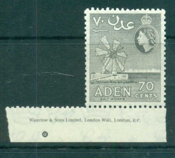 Aden-1953-59-Windmill-70c-grey-Perf-12-Imp-MUH-lot71342