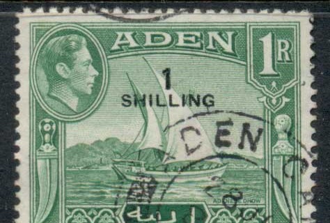 Aden-1951-KGVI-Pictorial-1sh-on-1R-Dhow
