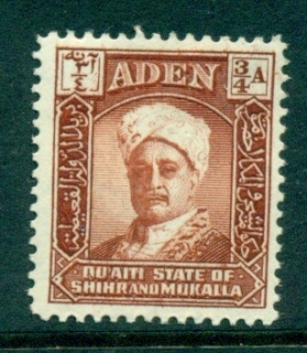 Aden-Quaiti-State-of-Shihr-Mukalla-1942-3-4A-Sultan-Sir-Saleh-bin-Ghalib-al-Quaiti-MLH-lot71404