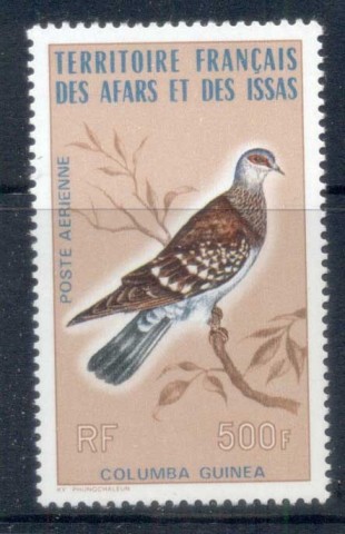 Afars-Issas-1975-Bird-500fr-MUH
