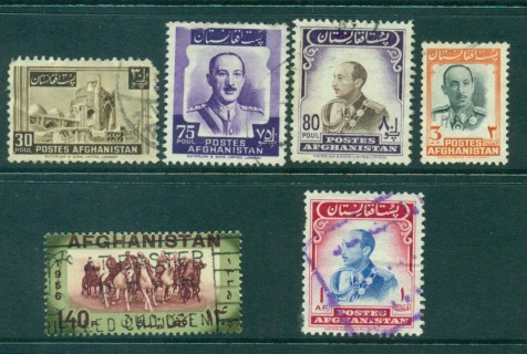 Afghanistan-1957-Asst-6-FU-Lot30886