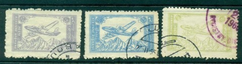 Afghanistan-1960-3-Ariana-Plane-over-Hindu-Kush-FU-lot30954