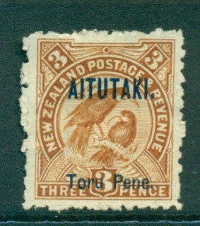 Aitutaki-1903-3p-Opt-on-NZ-MH-Lot55310