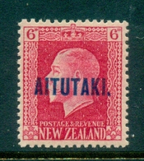 Aitutaki-1917-20-Opt-on-NZ-6d-MLH