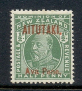 Aitutaki-1917-20-Opt-on-New-Zealand-0-5d-MLH