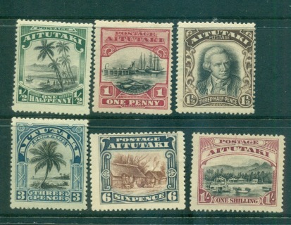 Aitutaki-1920-Pictorials-MLH-Lot55312