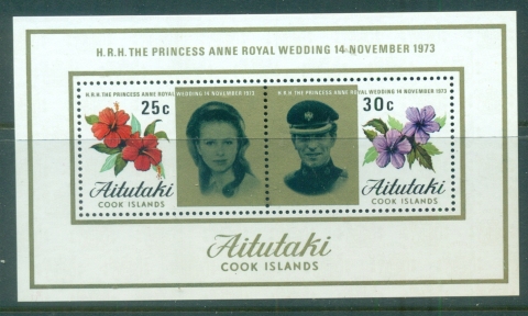Aitutaki-1973-Royal-Wedding-Princess-Anne-MS-MUH