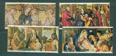 Aitutaki-1975-Xmas-4x-Str-3-MLH-Lot55321