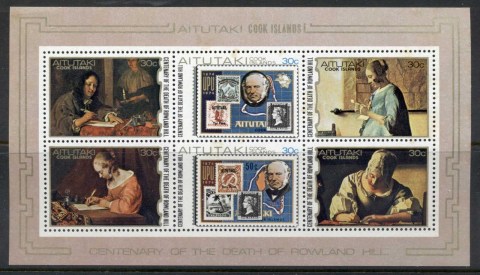 Aitutaki-1979-Sir-Rowland-Hill-MS-MUH