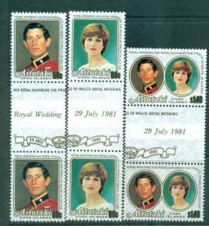 Aitutaki-1981-Royal-Wedding-Charles-Diana-Gutter-pr-MUH