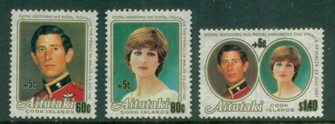 Aitutaki-1981-Royal-Wedding-Charles-Diana-Surch-For-Handicapped-MUH