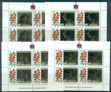 Aitutaki-1985-Queen-Mother-85th-Birthday-4x-MS-MUH