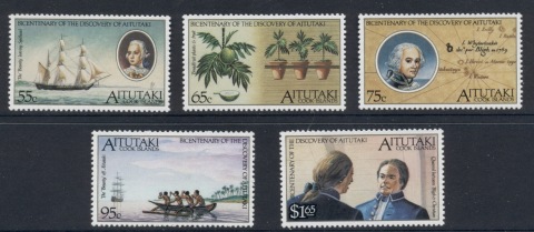 Aitutaki-1989-Discovery-of-Aitutaki-by-William-Bligh-MUH