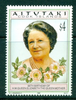 Aitutaki-1995-Queen-Mother-95th-Birthday-MUH-Lot29999