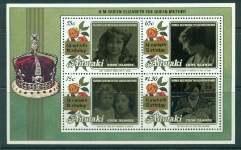 Aitutaki-1996-Queen-Mother-90th-Birthday-MS-MUH-Lot30004