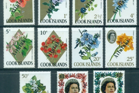 Aitutaki-1972-Opt-on-Cook-Is-Flowers-MLH
