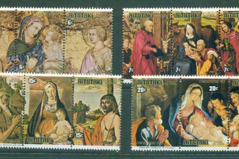 Aitutaki-1975-Xmas-4x-Str-3-MLH-Lot55321