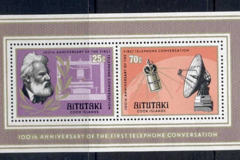 Aitutaki-1976-Telephone-Centenary