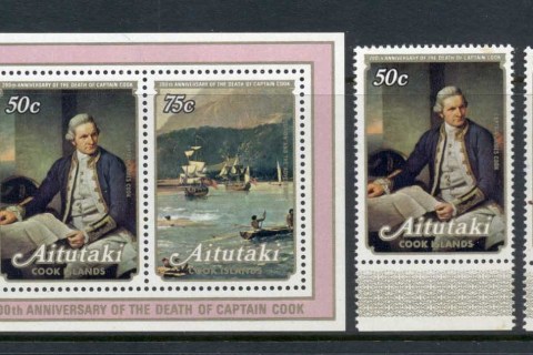 Aitutaki-1979-Capt-Cook-Death-Bicentenary-MS-MUH