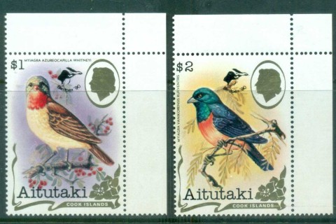 Aitutaki-1990-Birds-Opt-Birdpex-MUH