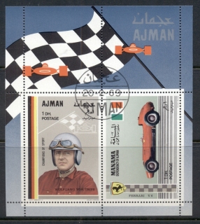 Ajman 1969 Famous Athletes, Motor Racing 1dh MS