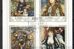 Ajman 1967 Paintings by Renoir MS