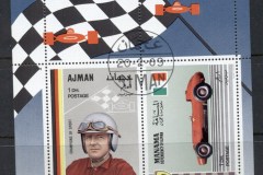 Ajman 1969 Mi#MSA33A Famous Athletes Motor Racers & Cars (Manama) MS