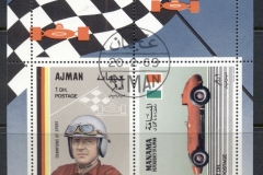 Ajman 1969 Famous Athletes, Motor Racing 1dh MS