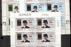 Ajman 1969 Mi#463-465 Summer Olympics Mexico Gold Medallists, Opt Munich-Germany sheetlets