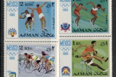 Ajman 1968 Mi#247-254 Summer Olympics Mexico
