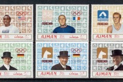 Ajman 1969 Mi#448-453 Summer Olympics Mexico City