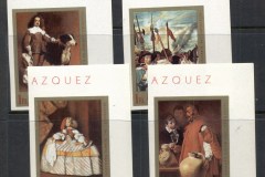 Ajman 1968 Mi#218-221B Paintings by Velasquez IMPERF