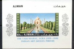 Ajman 1967 Mi#MS14B Taj Mahal MS