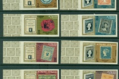 Ajman 1965 Mi#45-52B 125th Anniversary of the Postage Stamp Centenary Exhibition London IMPERF
