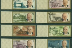 Ajman 1966 Mi#85-92B Winston Churchill IMPERF