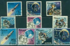 Ajman 1966 Mi#93-102 Space Research