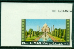 Ajman 1967 Mi#180B Taj Mahal IMPERF