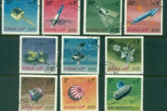 Ajman 1968 Mi#257-266 Space Research