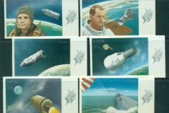 Ajman 1968 Mi#333-338B Apollo 7 Men in Space Missions IMPERF