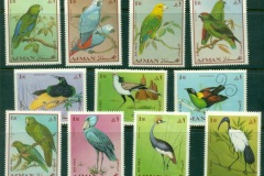 Ajman 1969 Mi#394-404 Birds