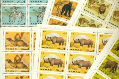 Ajman 1969 Mi#412-417 Mammals, Wild Animals 6xsheets