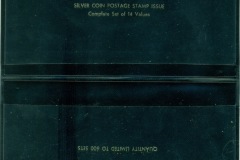 Ajman 1969 Mi#474-487 First Manned Landing on the Moon, Silver Foil embossed + original Wallet