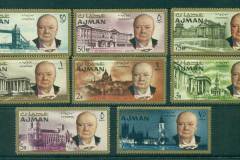 Ajman 1966 Mi#85-92 Winston Churchill