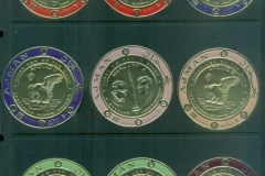 Ajman 1969 Mi#474-487 Apollo 11 & Mercury 3, Space Astronauts "Gold Foil" inc. original presentation folder, 600 issued