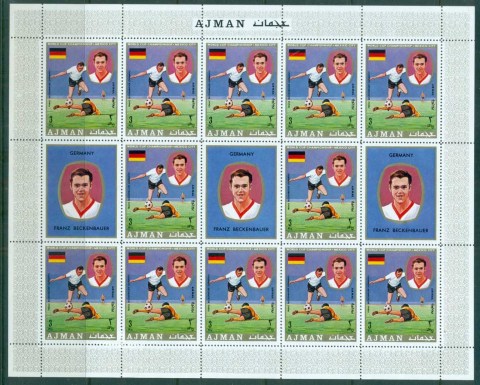 Ajman 1970 World Cup Soccer, Mexico Sheetlet